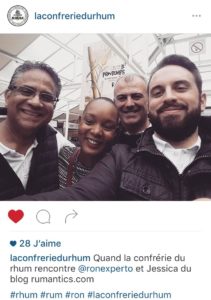 Best of all: a warm welcome by Jerry Gittany, Jessica Toumson and Benoit Bail @La confrérie du Rhum